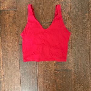 Athleta Transcend V Neck Top size S